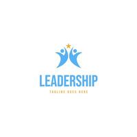 Leadership logo design template illustration idea vector