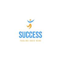 Success people logo design template illustration idea vector