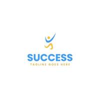 Success people logo design template illustration idea vector