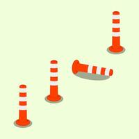 Road work sign. Roadblock icons. Road work construction. barrier. vector