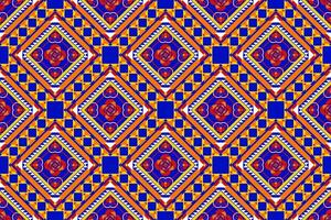geometric ethnic pattern. Can be used in fabric design for clothing, textile, wrapping, background, wallpaper, carpet, embroidery style vector