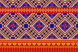 geometric ethnic pattern. Can be used in fabric design for clothing, textile, wrapping, background, wallpaper, carpet, embroidery style vector