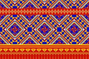 geometric ethnic pattern. Can be used in fabric design for clothing, textile, wrapping, background, wallpaper, carpet, embroidery style vector