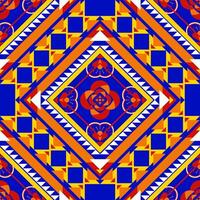 geometric ethnic pattern. Can be used in fabric design for clothing, textile, wrapping, background, wallpaper, carpet, embroidery style vector