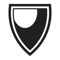 simple shield icon vector