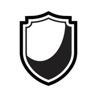 simple shield icon vector