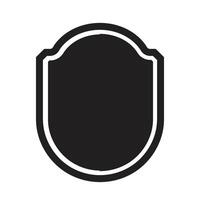 simple shield icon vector