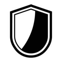 simple shield icon vector