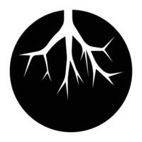 tree root icon template vector