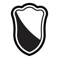 simple shield icon vector