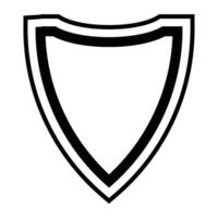 simple shield icon vector