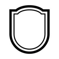 simple shield icon vector