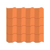 roof tile icon vector