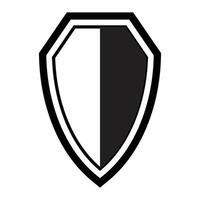 simple shield icon vector