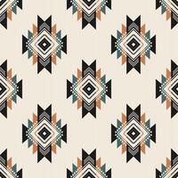 Colorful southwest geometric pattern. Native American southwestern geometric stripes texture seamless pattern. Ethnic southwest pattern use for textile, home decoration element, upholstery. vector