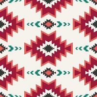 Aztec southwest colorful pattern. Colorful aztec geometric shape seamless pattern southwestern style. Ethnic geometric pattern use for fabric, textile, home decoration elements, upholstery, etc vector