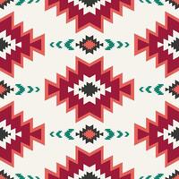 Aztec southwest colorful pattern. Colorful aztec geometric shape seamless pattern southwestern style. Ethnic geometric pattern use for fabric, textile, home decoration elements, upholstery, etc vector