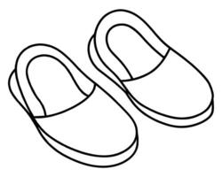 Pair of flip flops vector