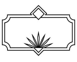Frames borders rectangular shape illustration vector