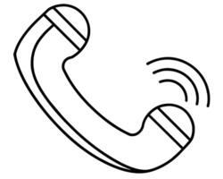 Call icon for web and mobile vector