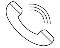 Call icon for web and mobile vector