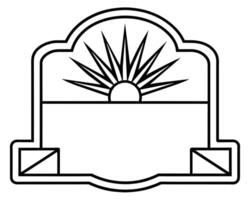 Frames borders rectangular shape illustration vector