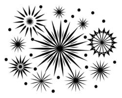 Fireworks White Background images vector