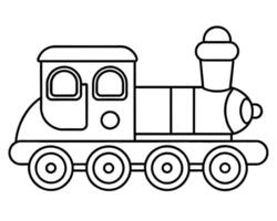 Steam locomotive illustration vector