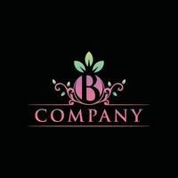 Initial B Berry Luxury icon design, logo for your business and company vector