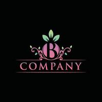 Initial B Berry Luxury icon design, logo for your business and company vector