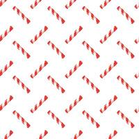 seamless pattern with striped candy sticks vector