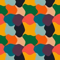 retro abstract seamless pattern vector