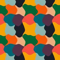 retro abstract seamless pattern vector