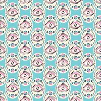 seamless pattern with magical eyes vector