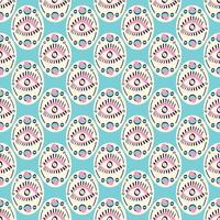 seamless pattern with magical eyes vector