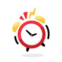 Alarm clock ringing icon vector