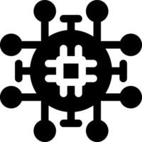 this icon or logo artificial intelligence and cloud data icon or other where everything related to technology and others or design application software vector