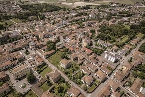 aéreo ver de lendinara pueblo foto