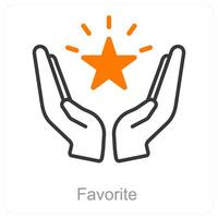 Favorite and saved icon concept vector