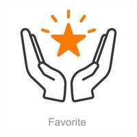 Favorite and saved icon concept vector