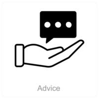 Advice and mentor icon concept vector