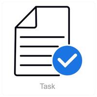 Task and checklist icon concept vector