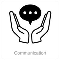 Communication and chat icon concept vector