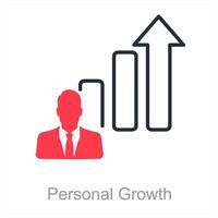 Personal Growth and development icon concept vector