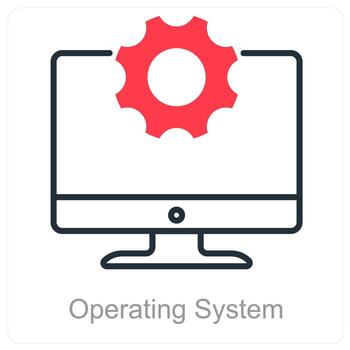 Operating System and interface icon concept vector