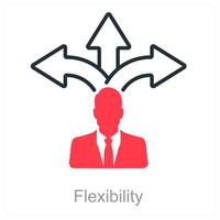 Flexibility and agility icon concept vector