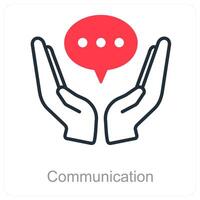 Communication and chat icon concept vector