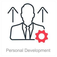 Personal Development and growth icon concept vector