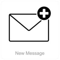 New Message and chatting icon concept vector