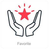Favorite and saved icon concept vector